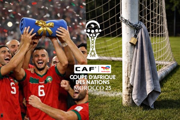 “كان المغرب”.. مشهد كاريكاتوري عنوانه: “منشفة”!