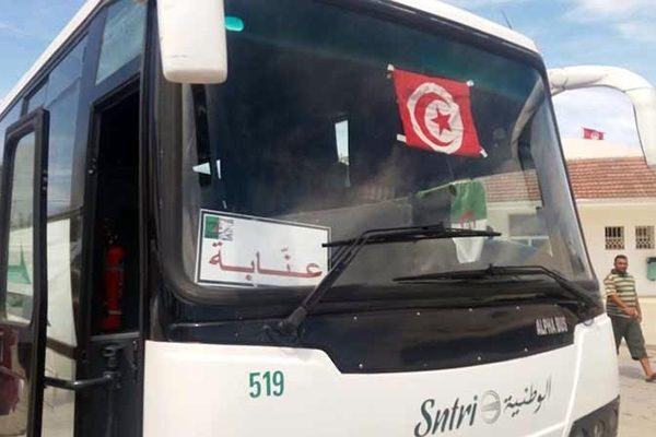 عودة النقل بالحافلات بين الجزائر وتونس